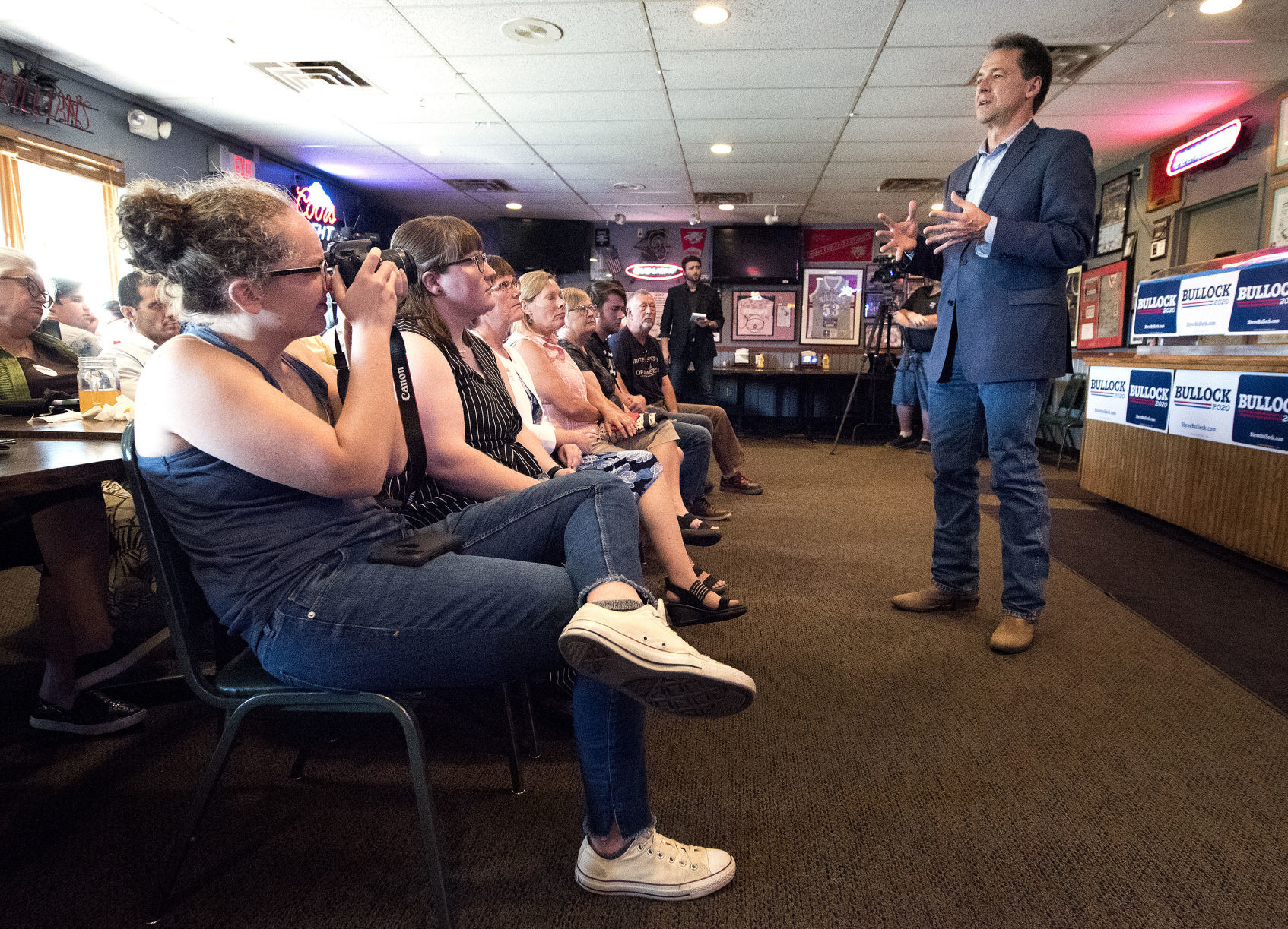 Steve Bullock Sioux City campaign